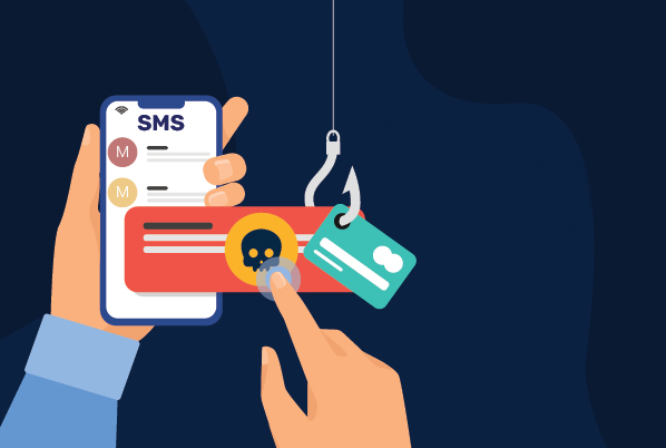 Smishing - Sms Phishing - Scammers in Town